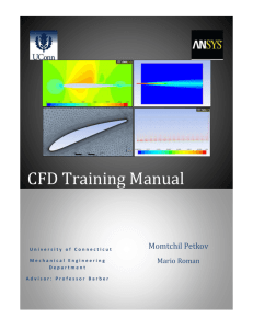 CFD Training Manual - University of Connecticut