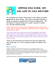 keeping kids warm, dry, and safe in cold weather!