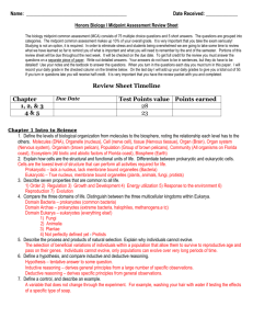 Midpoint Common Assessment Study Guide