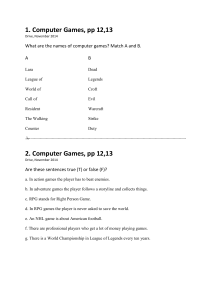 1. Computer Games, pp 12,13