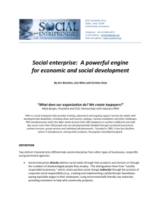 SOCIALENTERPRISE - Institute for Social Entrepreneurs
