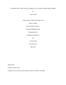 Honors Thesis Preliminary Final Draft