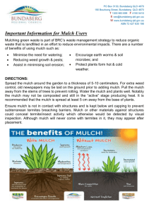 Important Information for Mulch Users