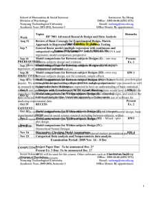 Microsoft Word - HP 7001 Research Methods Syllabus 2007 Fall.doc