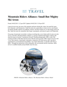 Mountain Riders Alliance: Small But Mighty Ski Areas