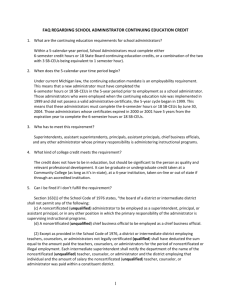frequently asked questions regarding school administrator