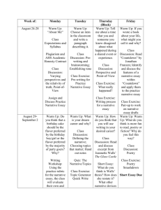 1st 9 Weeks Syllabus