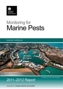 2011-2012 Monitoring for Marine Pests