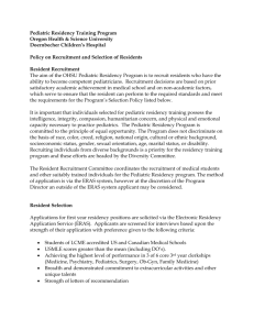 Pediatric Residency Program - Oregon Health & Science University