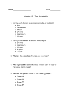Ch 6 & 7 Study Guide