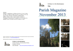 PARISHMAGnov13 - Stockport Parish Church St Mary`s in the