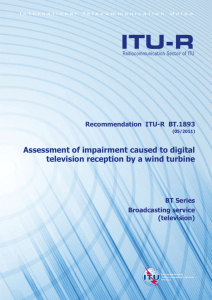 RECOMMENDATION ITU-R BT.1893 - Assessment of impairment