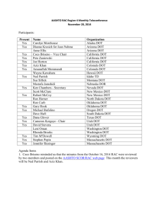 Region 4 Meeting Notes: November 20, 2014