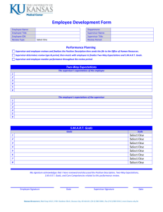 Employee Development Form