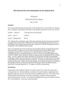 Instream-Flow-Recommendations-for-Spokane-River-5-31-12