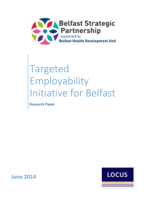 Locus Report Belfast Works Research Paper