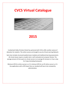 Virtual Catalogue - Cumberland Valley Christian School