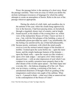 Essay Vs Paper Prose The Passage Below Is The Opening Of A Short Story Read The Exceptional College Essays also Working Mothers Essay Seductive Texts Communities Of Practice At Work Descriptive Essay Introduction Examples