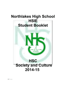S&C HSC Handbook 2015 - Northlakes High School