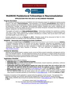 Post-doctoral student fellows application - Word
