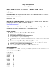 Course Requirements - Eastern Oregon University
