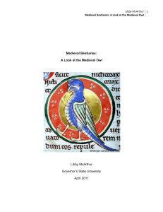 Medieval Bestiaries: A Look at the Medieval Owl