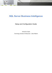 SQL Server Business Intelligence