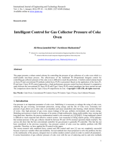 Intelligent Control for Gas Collector Pressure of Coke Oven