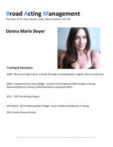 Donna Marie Boyer Training & Education