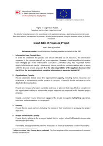 Detailed proposal format