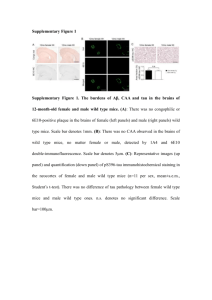 Supplementary Figure 1 Supplementary Figure 1. The burdens of Aβ