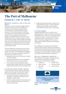 The Port of Melbourne Corporation