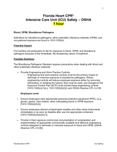 ICU Safety (OSHA) (1)