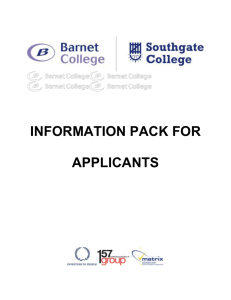 information pack for applicants