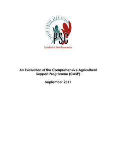 CASP Public Service Commission (PSC) Evaluation