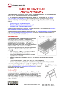 4. Guide to scaffolds and scaffolding