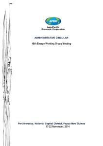 ADMINISTRATIVE CIRCULAR 48th Energy Working Group Meeting