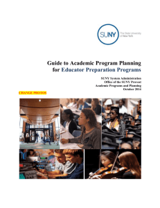 Guide to Academic Program Planning
