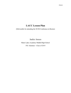 Lesson Plan - Latin American and Caribbean Center