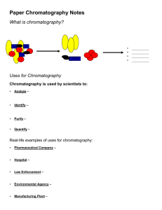 Paper Chromatography Notes