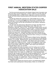 Sale Results - Western States Dorper Association