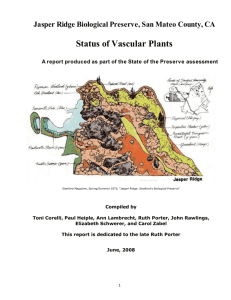 JRBP Vascular Plant Report 10_13_2008 copy