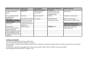 Solid fossil fuel combustion Gaseous Fuel Technologies Mono