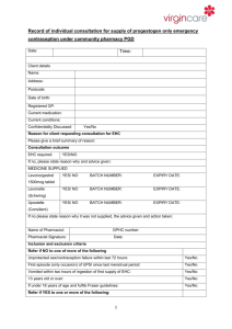 ehc consultation form