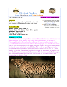 Third Grade Newsletter from Ms