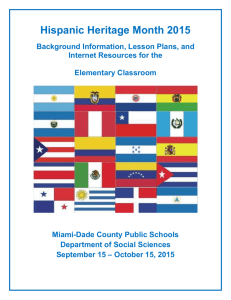 Hispanic Heritage Month - Department of Social Sciences