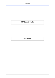 RPAS safety study