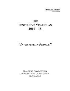 - Ministry Of Planning, Development & Reforms