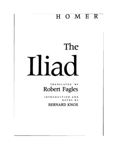 The Iliad Books 1-6