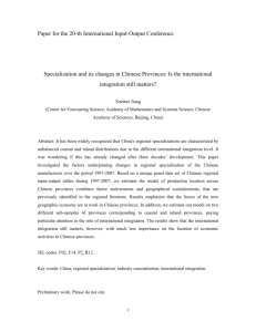 Paper for the 20-th International Input